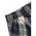 Women Plaid A  Line Vintage High Waist Skirts With Pocket